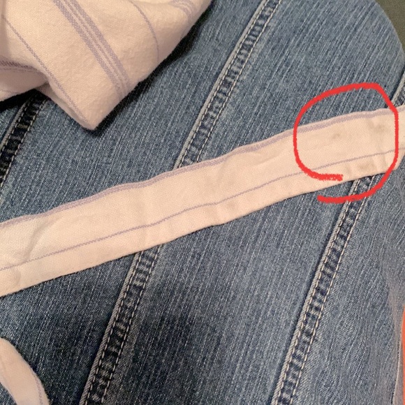 Abercrombie & Fitch Tie Strap Linen Jumpsuit M - Picture 6 of 6